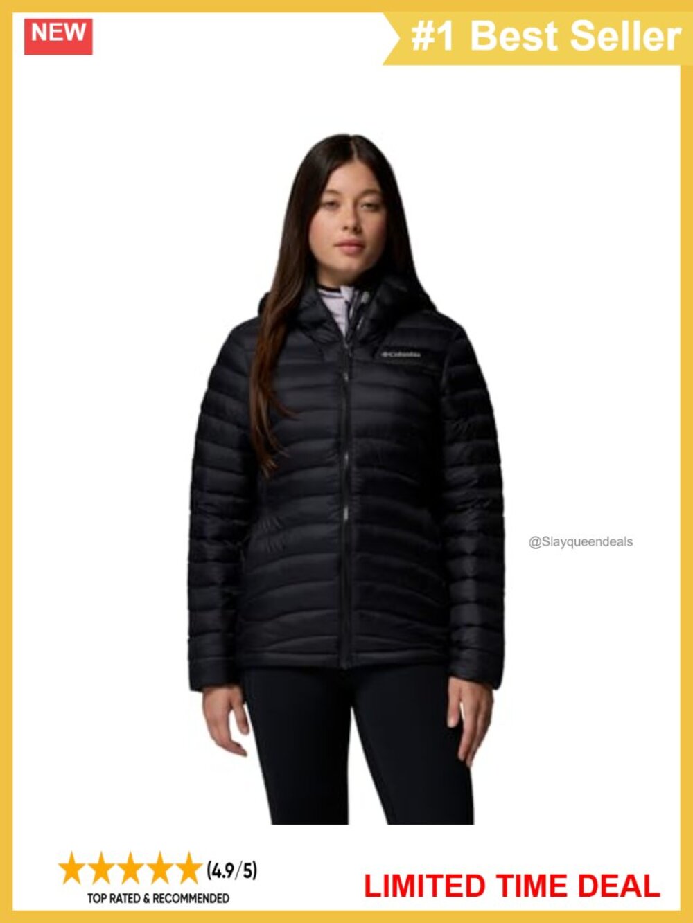 700 Fill Down Hooded Puffer Jacket Packable Quilted Winter Coat